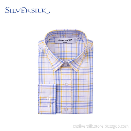 Custom Sutumn Big Check Casual Jungen Kariertes Hemd